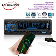 1 Din Car Radio 60W*4 Smartphone APP Control Bluetooth AI voice BT FM USB TF AUX Audio Copy Function Multimedia Player 12V