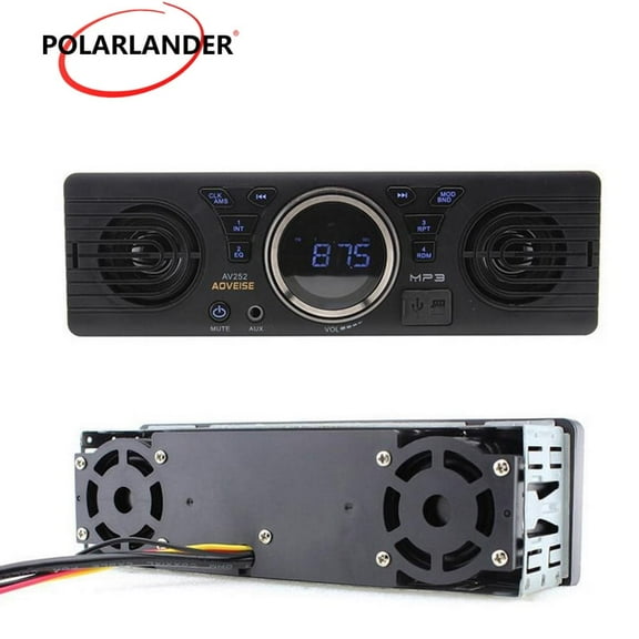1 Din Car radio AUX IN USB/SD built-in 2 speakers FM 12V In-dash Bluetooth Player Car MP3 Player Audio Car Stereo