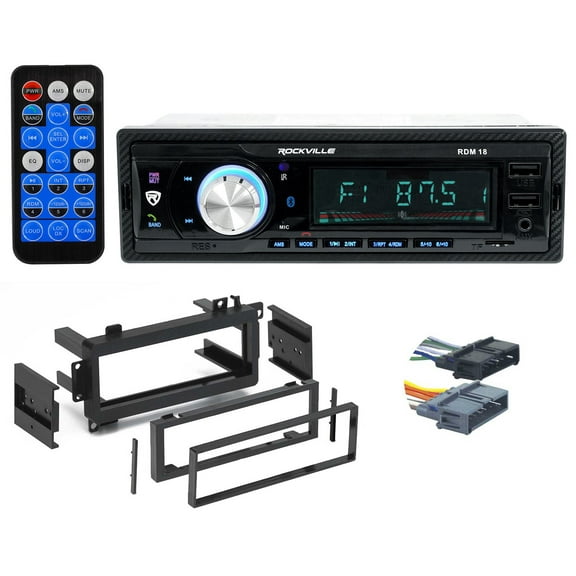 1-Din Digital Media Bluetooth AM/FM/MP3 USB/SD Receiver For 98-00 Dodge Durango