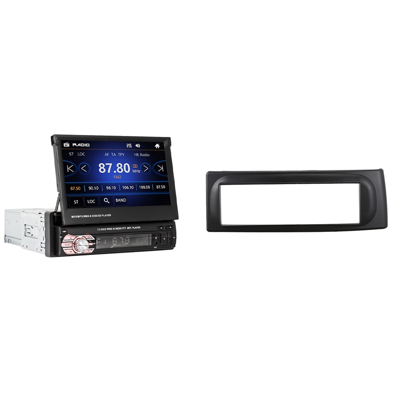 1 Din Fascia CD GPS DVD Stereo Panel for Scenic 96-03 with Auto ...
