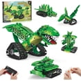 thumbnail image 1 of in 1 Dinosaur Toy for 6-12 Years Old Kids Boys, Robot Dino Building Set with APP & 2.4GHz Remote Control Science Programmable Building Block Dinosaur Kit, Birthday Gifts for Age 14+, 1 of 7