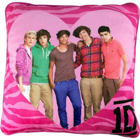 1 Direction Zebra Heart Decorative Pillo