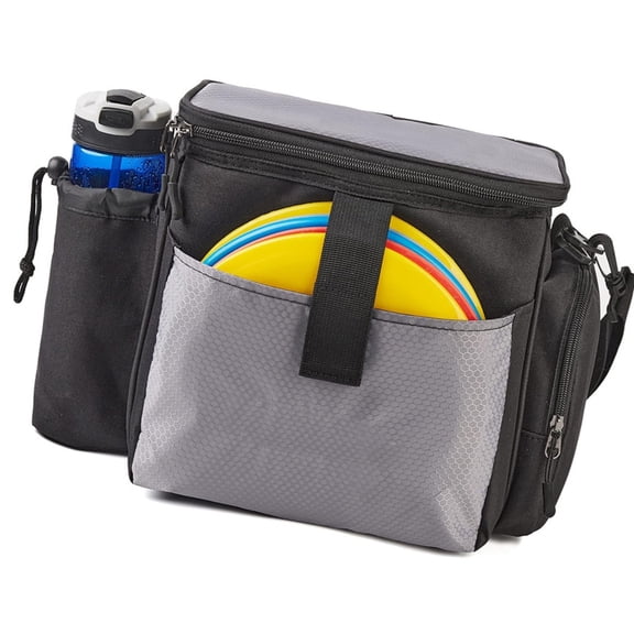 1. Disc Golf Bag with Adjustable Strap, Portable Sports for Outdoor Training Gear