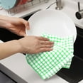 thumbnail image 1 of 1* Dish Cloth Cleaning Kitchen Fast Absorbent Microfiber Towels Rags and Cloths Drying Super Cotton Dish Dish Soft Kitchen Dishcloths Towels Dish Cloth Microfiber Wipes, 1 of 8