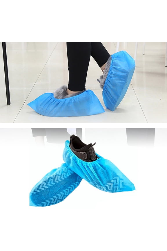 1 Disposable Slipper Covers Blue Non Woven Boot Covers Suitable For Indoor Breathable Slippery And Boots Stretchable For Everyone Steel Toe Covers for Women Shoes No Shoe Covers Large Dog Shoes for