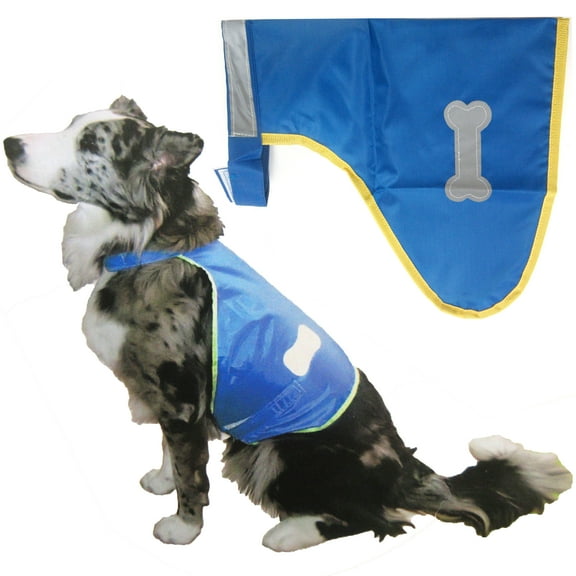 1 Dog Raincoat Waterproof Outdoor Doggie Puppy Rain Coat Rainwear Pet Clothes Sm