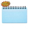 thumbnail image 1 of Under 1$ Dollar B5 Frosted Cover Spiral Notebook, Thickened Horizontal Lined Coil Notepad, Portable Compact Memo Pad for Learning Office Daily Notes, Classroom Stationery Supplies,Blue, 1 of 8