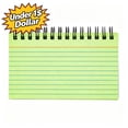 thumbnail image 1 of Under 1$ Dollar B5 Frosted Cover Spiral Notebook, Thickened Horizontal Lined Coil Notepad, Portable Compact Memo Pad for Learning Office Daily Notes, Classroom Stationery Supplies,Green, 1 of 9