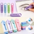 thumbnail image 1 of Under 1$ Dollar! Tarmeek 8 Pack Sliding Telescopic Eraser with Cover Push-Pull Type Cute Colorful Soft Rubber Eraser Extendable Eraser for Pencil Marks Removal Daily Office Home Use with Refill 9.5cm, 1 of 9