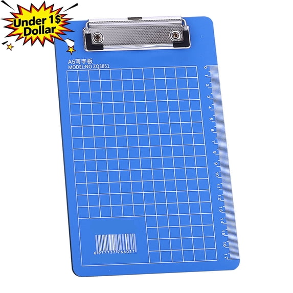 Under 1$ Dollar Thick A4 Clipboard File Folder,Document Writing Board with Expandable Hanging Rings,Holds Up to 80 Sheets of Paper,Heavy‑Duty Office Stationery for File Organization & Classroom Use