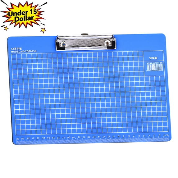 Under 1$ Dollar Thick A4 Clipboard File Folder,Document Writing Board with Expandable Hanging Rings,Holds Up to 80 Sheets of Paper,Heavy‑Duty Office Stationery for File Organization & Classroom Use