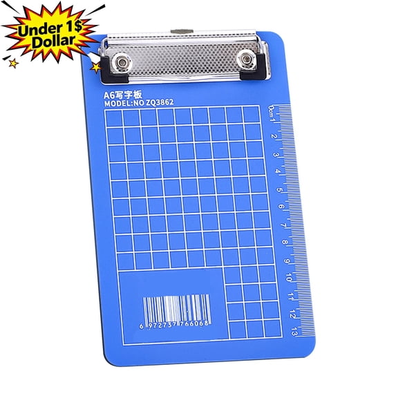 Under 1$ Dollar Thick A4 Clipboard File Folder,Document Writing Board with Expandable Hanging Rings,Holds Up to 80 Sheets of Paper,Heavy‑Duty Office Stationery for File Organization & Classroom Use