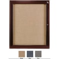 thumbnail image 1 of 1-Door Enclosed Tackboard in Blue (30 in. W x 36 in. H), 1 of 4