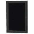 thumbnail image 1 of 1-Door Outdoor Enclosed Directory Cabinet - Black, 1 of 1