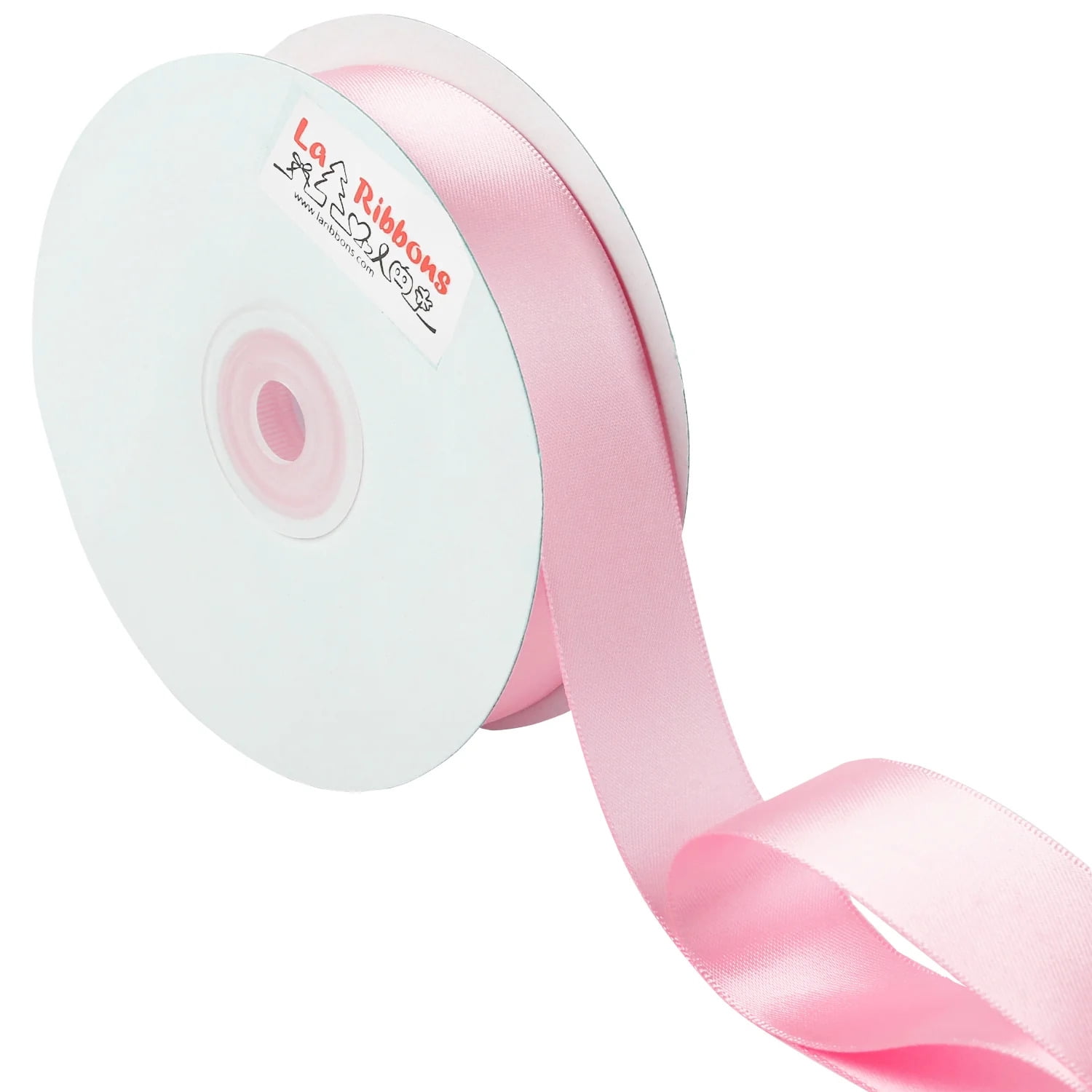 LaRibbons 1" Double Face Satin Ribbon | 25 Yard Roll - Walmart.com