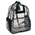 thumbnail image 1 of 1 Dozen Clear Transparent School Security Backpack Book Tsa Travel Bags 3 Pockets Wholesale Lot Bulk, 1 of 7