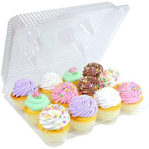 1 Dozen Cupcake Container (12 cavities), 100 ct.