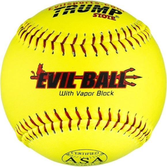1 Dozen Evil Ball ASA 12" Softballs - 44cor/.375 Compression (MP-Evil-ASA-Y-2) HOT Technology