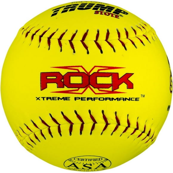 1 Dozen Trump X-Rock ASA 12" Softballs - 44cor/.375 Compression (X-Rock-ASA-Y-2)