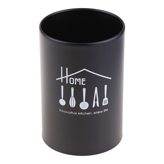 1* Drain Chopstick Holder,Kitchen Creative Tableware Storage Drain Chopstick Holder Black,Stainless Cutlery Utensil Holder Large Capacity Kitchenware Organizer for Spoon Chopsticks Storage Bracket