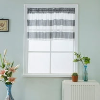 1 Drapery Valance Curtains Extra Wide and Short Window Treatment Kitchen Living Bathroom Curtain