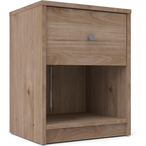 1 Drawer Nightstand, Jackson Hickory
