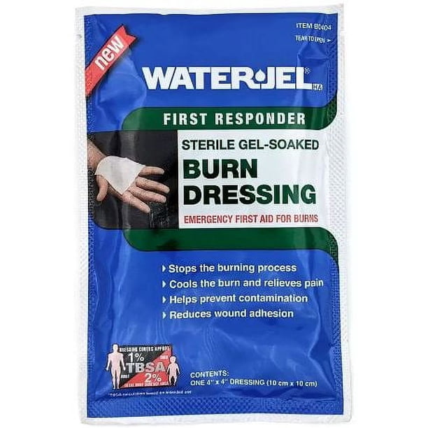 burn sterile dressing Dynarex XeroBurn 4" x 4" Box of 15 WaterJel 8" x 18" Burn