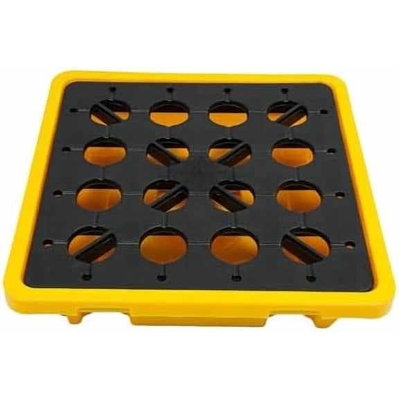1 Drum Modular Platform, 26 x 26 x 5.9 inches Drum Spill Containment Pallet, 2,000 lbs. Load Capacity Containment Tray Spill Containment Platform$$Tools & Hardware Other