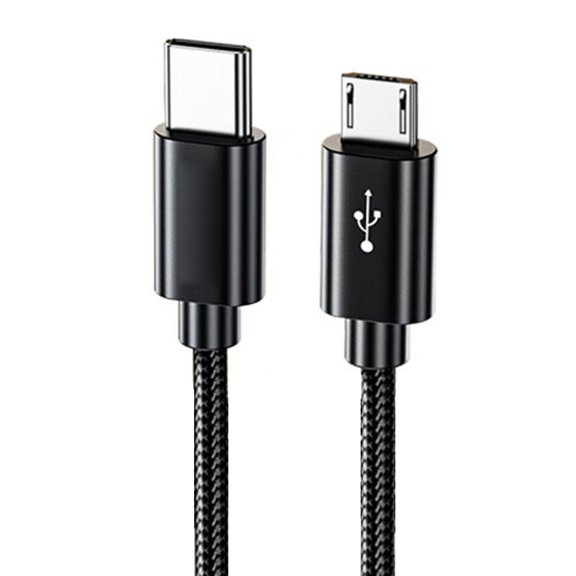 1. Dual-Port to MICROS USB Cable: Sync & charges 2 Devices Simultaneously with Rapid Data Transfer