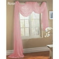 thumbnail image 1 of 1 ELEGANCE SHEER VALANCE SCARF TOPPER SWAG WINDOW TREATMENT COVERING ALL STYLES, 1 of 6