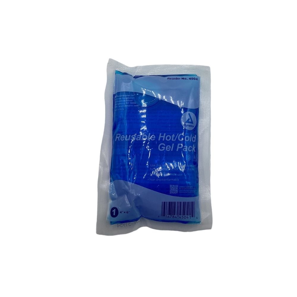 (1 Each) Dynarex Reusable Hot/Cold Gel Pack 4" x 6" (MS80360