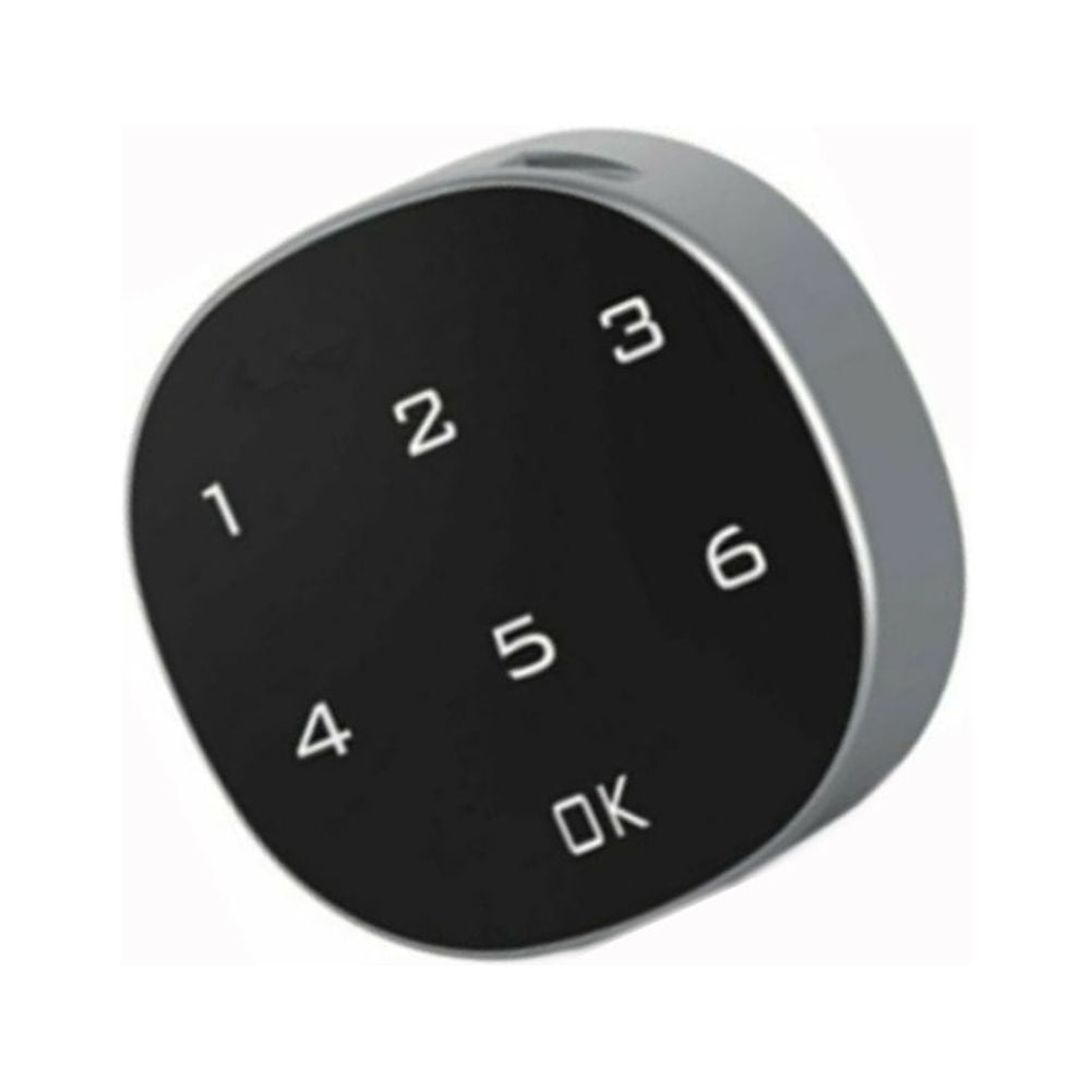 1* Electronic Password Lock, 57.5*57.5mm ouch Screen Digital Password Security Lock Wood Cabinet Keypad Drawer Office Electronic Lock With Lock Buckle& Mounting Screw