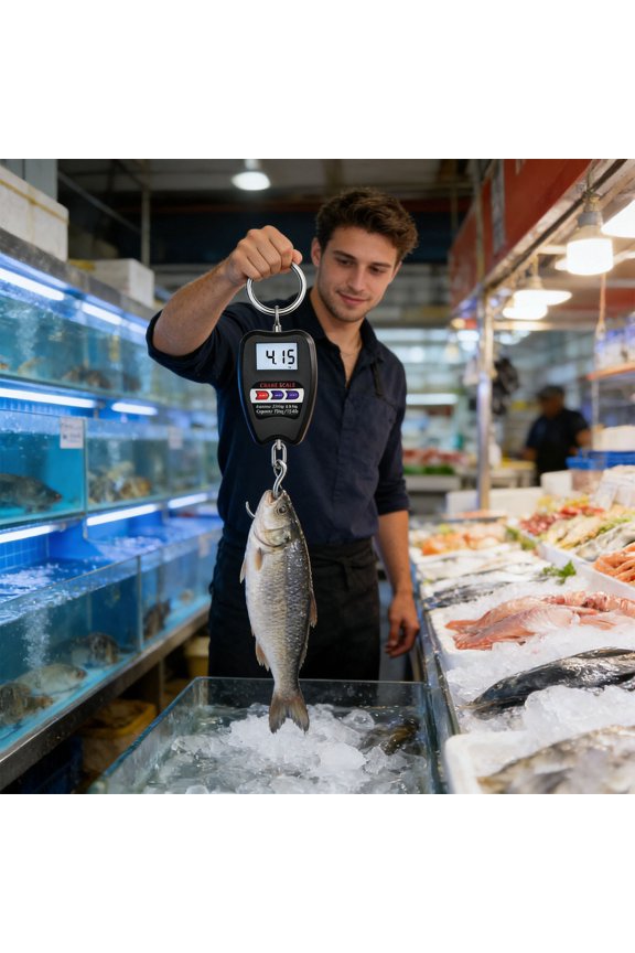 1 Electronic Scale Scale Weighing Digital Industrial Hanging Scale 200Kg/441 Hanging Hook Scales