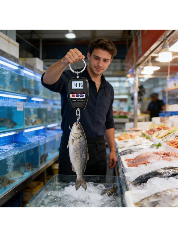 1 Electronic Scale Scale Weighing Digital Industrial Hanging Scale 200Kg/441 Hanging Hook Scales