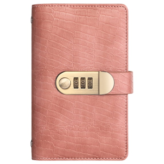 1 Envelopes Saving Challenge Book With Password Lock 7"×4.2" Savings Challenges Book Budget Planner With Envelopes,Combination Lock Cash Deposit Book, PU Leather Savings Organizer(Pink,7x4.33")