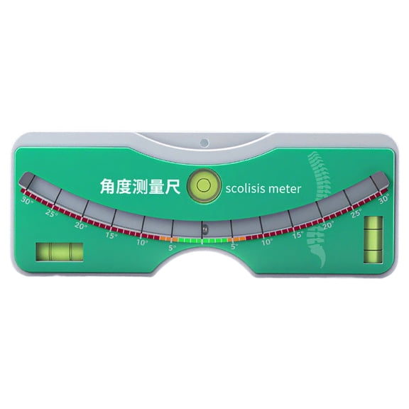 1. Ergonomic Scoliosis Meter 0-30° with Dual-Level Alignment & Stability Control for Spinal Analysis