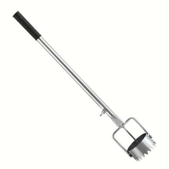 1 Ergonomic Stainless Steel Multifunctional Greenhouse Film Puncher, Retractable Plastic Film Hole Opener Tool for Gardening and Planting, Durable