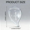 thumbnail image 1 of 1 Eyebrow Ruler Brow Mapping Ruler Arch Eyebrow Eyeliner Ruler Emplate 1 Minute Fast Drawing Tool Reuse Acrylic Makeup Hairstroke Stencil, 1 of 9