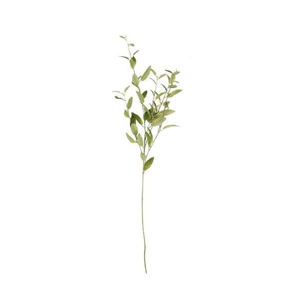 Under $1 FNGZ 1 Artificial Plant,Artificial Greenery 5 forked Stems Green Twig Fern Green Bushes Shrubs for Home Wedding Decoration,Household Imitation