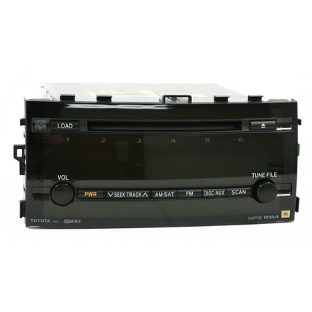 1 Factory Radio 638-50233-NOA AM FM Radio MP3 6 Disc CD Fits 06-09 Prius Fits select: 2006-2009 TOYOTA PRIUS