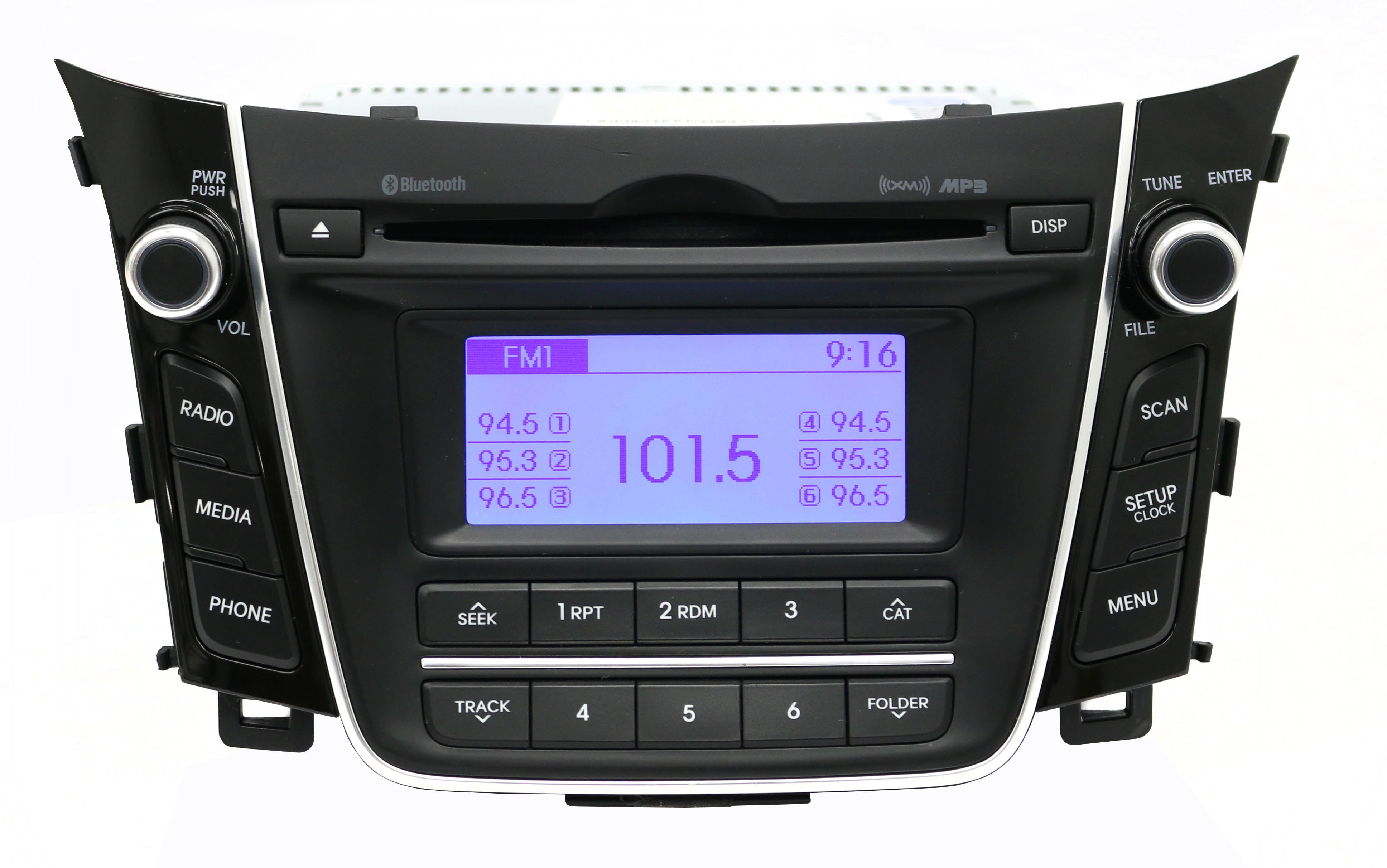 1 Factory Radio 638-72132-NOA AM FM Radio MP3 CD Player Fits 13-15 Elantra