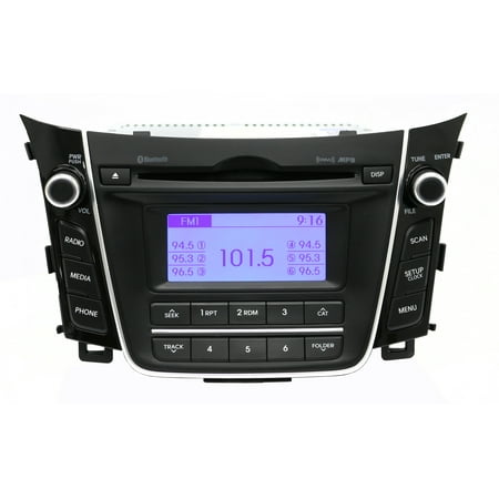 1 Factory Radio 638-72132-NOA AM FM Radio MP3 CD Player Fits 13-15 Elantra