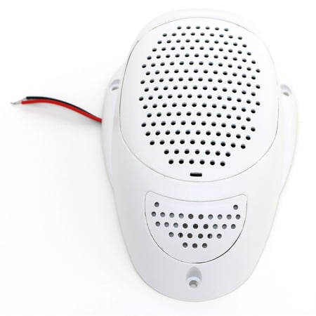 White 3 Inch Waterproof Surface Mount Satellite Speaker 25 Watts Marine Spa RV