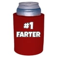 thumbnail image 1 of #1 Farter Thick Foam Old School Can Coolie (Red), 1 of 4