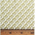 thumbnail image 1 of 1 Fat Quarter - Gold Treble Clef Music on Cream Cotton Fabric - 21" X 18", 1 of 2