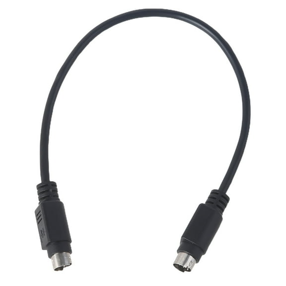 1 Feet FT/11.81in Mini /2 Keyboard Mouse Cable Cord 6 Pin Male to Male for M/for M for PC for Linux