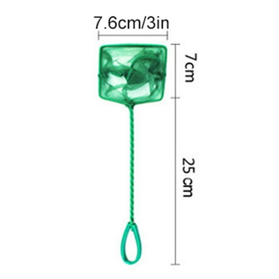 (1 Fishing Net) Rubber Band Clearance Plertrvy 3inch Aquarium Net Fish Tank Net Fine Mesh Fish Catch Net with Plastic Handle
