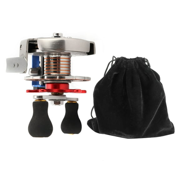 1 Fishing Wheel, 2 BB Portable Raft Reel, Left Hand Type - Perfect for Smooth, Durable Raft Fishing Experiences. ALL METAL 2.5