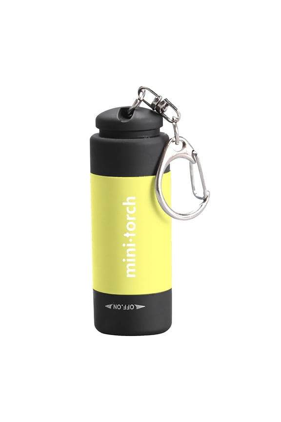 1*Flashlight Clearance! Nomeni Mini-Torch 0.3W 25Lum Usb Rechargeable Led Torch Night Flashlight Keychain, Apartment Essentials Promotion Sale! Yellow