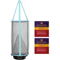 FLIES INN Lite Cage Reusable Fly Catcher Trap with 2 Baits for Ranch & Farms; Low Odor, Durable